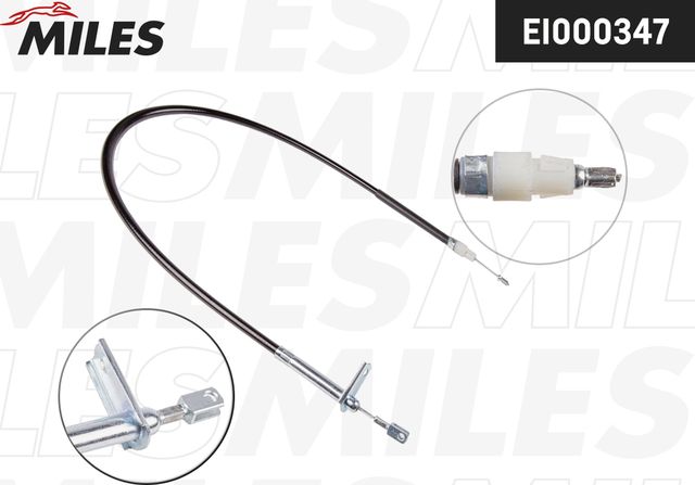 Трос ручника (тросик ручного тормоза) Miles задний правый для Mercedes-Benz C-Класс II (W203, CL203) 2000-2008. Артикул EI000347