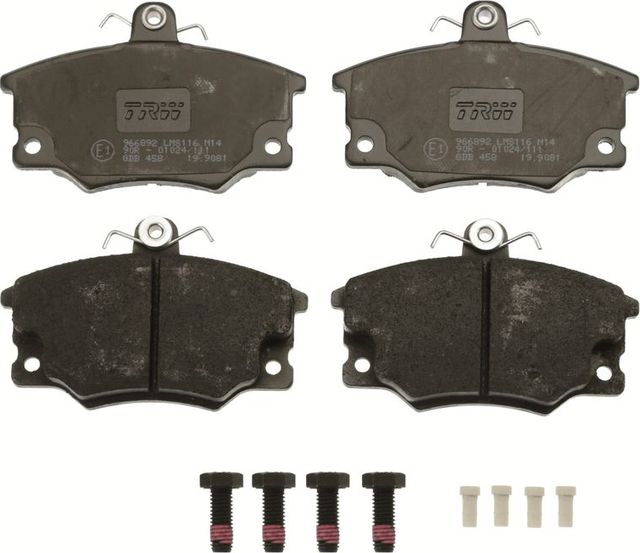 Тормозные колодки TRW COTEC передние для Fiat Panda I 1987-2004. Артикул GDB458