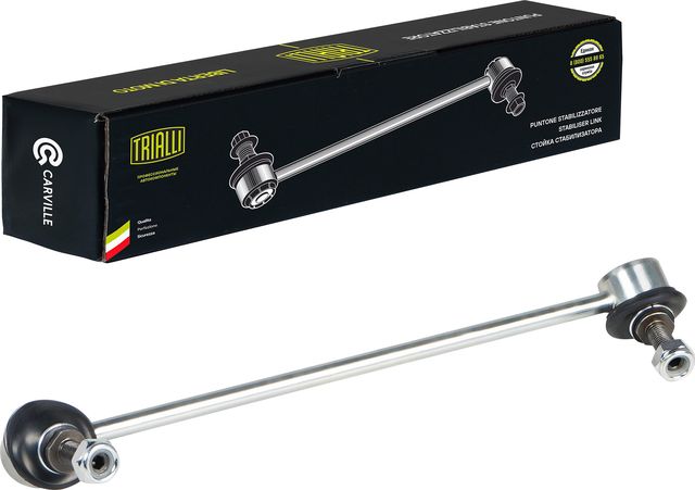Стойка (тяга) стабилизатора Trialli (резина/металл) передняя правая для Kia Rio II 2005-2011. Артикул SP 0807