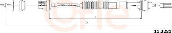 Трос сцепления Cofle. Артикул 11.2281