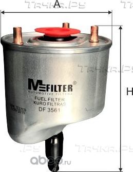 Топливный фильтр MFilter для Citroen C4 Picasso I 2010-2013. Артикул DF 3561