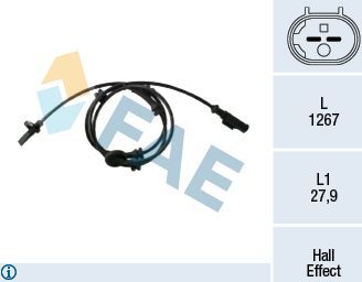 Датчик ABS FAE задний для Alfa Romeo 147 I 2002-2010. Артикул 78433