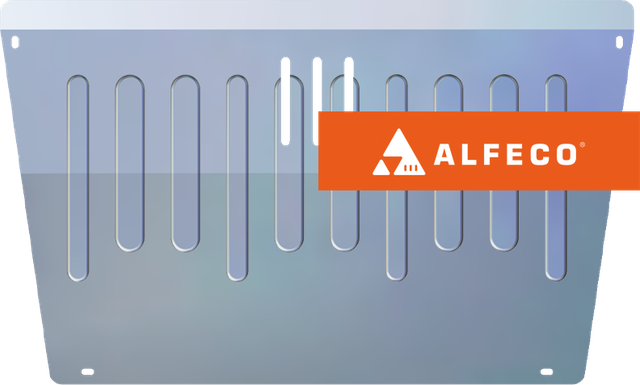 Защита алюминиевая Alfeco (4мм) для картера и КПП Changan CS85 coupe 2018-2026. Артикул ALF.57.11 AL4