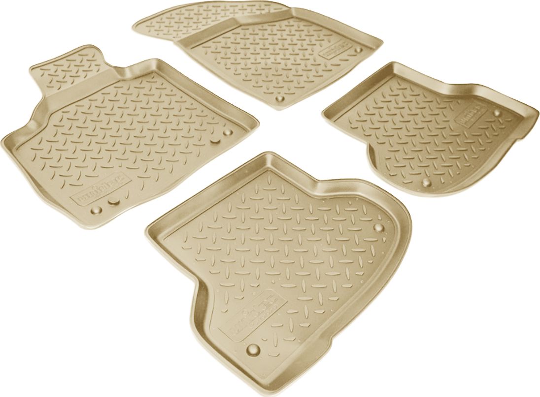 Коврики Норпласт для салона Audi A3 8P (3 двери) 2008-2012 БЕЖЕВЫЕ. Артикул NPL-Po-05-01-B