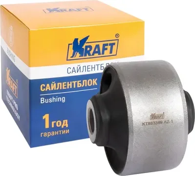 Сайлентблок передний переднего рычага Hyundai Solaris (10-16) / Kia Rio III (11- (Kraft). Артикул KT883389