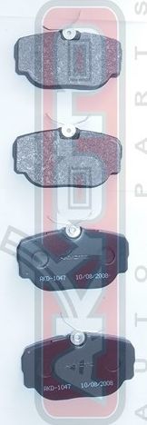 Тормозные колодки Akyoto Packing AKYOTO задние для Volkswagen Transporter T4 1990-2003. Артикул AKD-1047