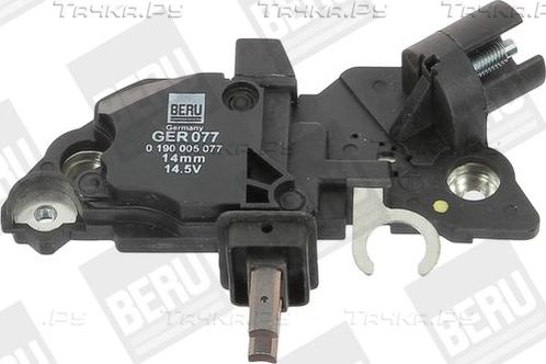 Реле-регулятор напряжения генератора Beru для Citroen Xsara Picasso 1999-2011. Артикул GER077