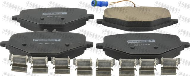 Тормозные колодки Febest. Артикул 1601-167CR