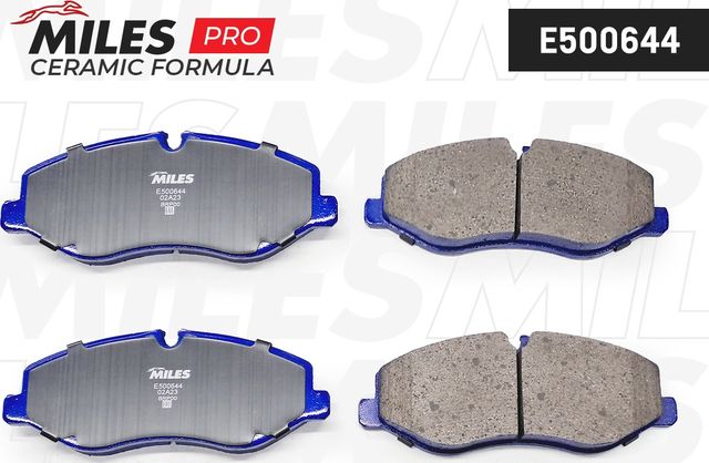 Тормозные колодки Miles (Керамика). Артикул E500644