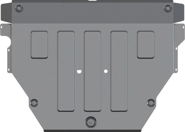 Защита алюминиевая Шериф (4 мм) для картера и КПП Volkswagen Teramont 2017-2026. Артикул 3667