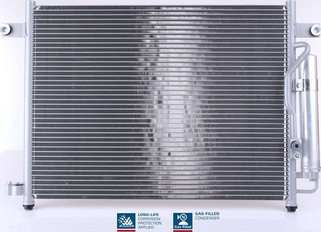 Радиатор кондиционера (конденсатор) Nissens (алюминий). Артикул 94640