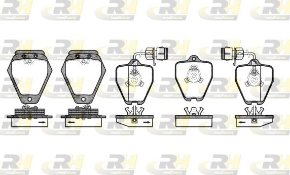 Тормозные колодки RoadHouse. Артикул 2508.02