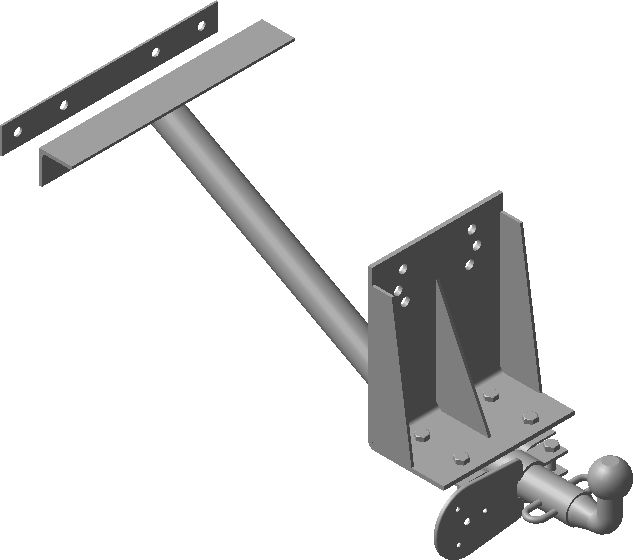 Фаркоп AvtoS для УАЗ Барс. Артикул UAZ-02