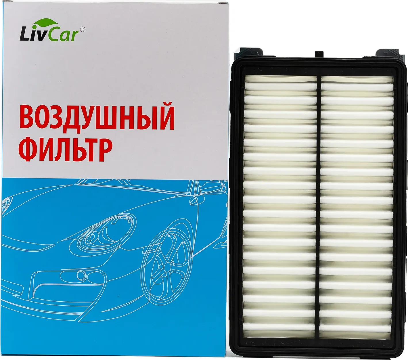 Фильтр воздушный LivCar ОЕМ 28113-L1000 HUYNDAI: SANTA FE IV  SONATA VIII  KIA: CARNIVAL IV  K5 SORE Livcar. Артикул lcy0003a
