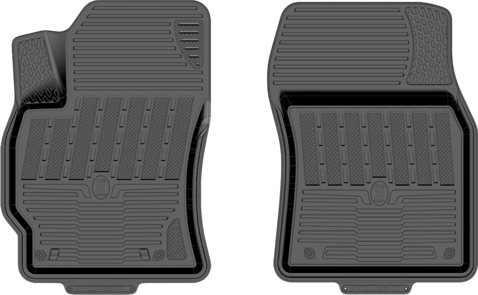 Коврики Rezkon резиновые передние для салона Toyota Corolla 2013-2019. Артикул 1534015200