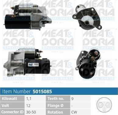 Стартер Meat & Doria для Citroen ZX 1991-1997. Артикул 5015085