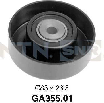 Направляющий (ведущий) ролик приводного поликлинового ремня NTN / SNR. Артикул GA355.01
