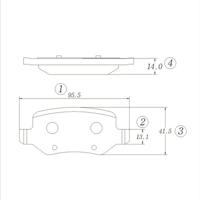 Тормозные колодки CTR. Артикул GK0079