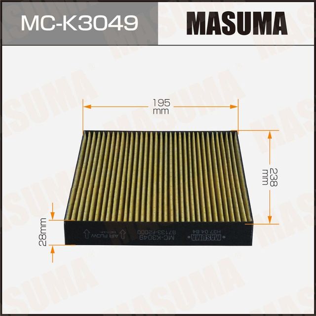 Салонный фильтр MASUMA KIA CEED 18- (1/40). Артикул MCK3049