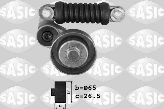 Натяжной ролик (натяжитель) приводного клинового зубчатого ремня Sasic. Артикул 1624035