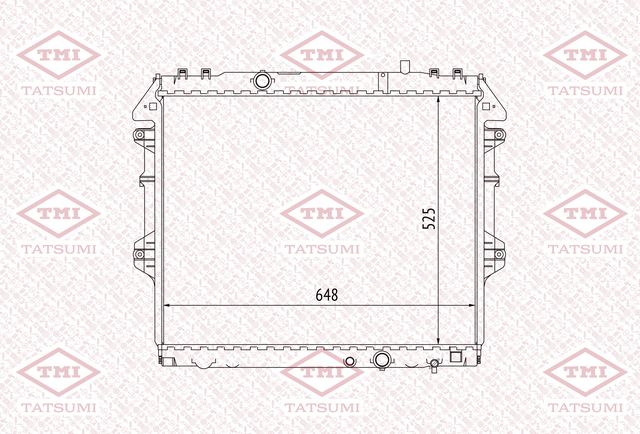 Радиатор охлаждения (Tatsumi). Артикул TGA1065