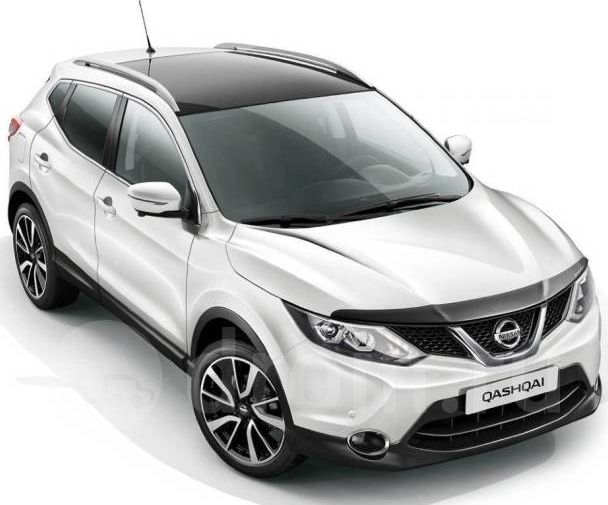 Дефлектор SIM для капота Nissan Qashqai +2 2014-2026. Артикул SNIQAS1312