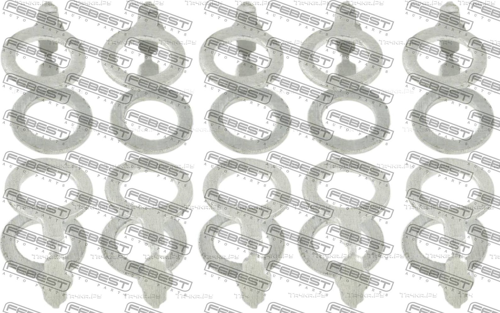 Кольцо форсунки уплотнительное Febest для Toyota Land Cruiser Prado 120 2002-2010. Артикул RINGFL-007-PCS10