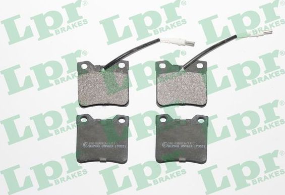 Тормозные колодки LPR. Артикул 05P623