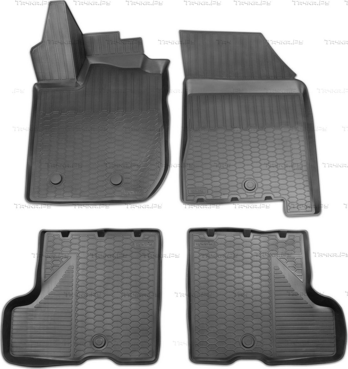 Коврики AutoMax для салона Lada Xray, Xray Cross хэтчбек (с вещевым ящиком) 2015-2026. Артикул 5205511AM