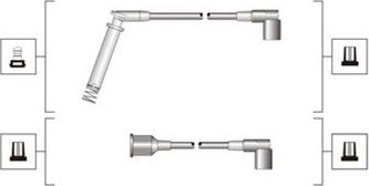 Высоковольтные провода (провода зажигания) (комплект) Magneti Marelli. Артикул 941319170045