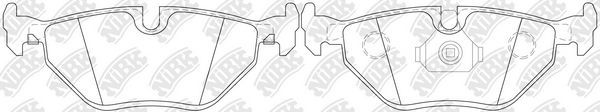 Тормозные колодки NiBK. Артикул PN0028