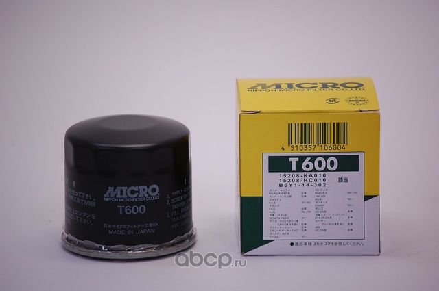 Фильтр масляный (Micro). Артикул t-600