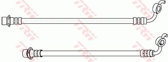 Тормозной шланг TRW. Артикул PHD1154