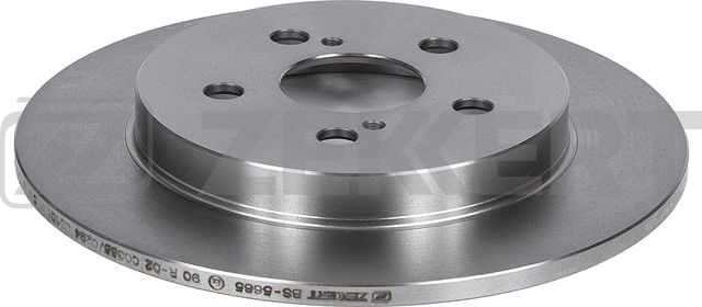 Тормозной диск Zekkert задний для Toyota Prius III (XW30) 2008-2011. Артикул BS-5665