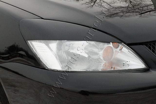 Накладки Русская Артель на передние фары классик (реснички) для Mitsubishi Lancer 9 2005-2007. Артикул REML9-010300