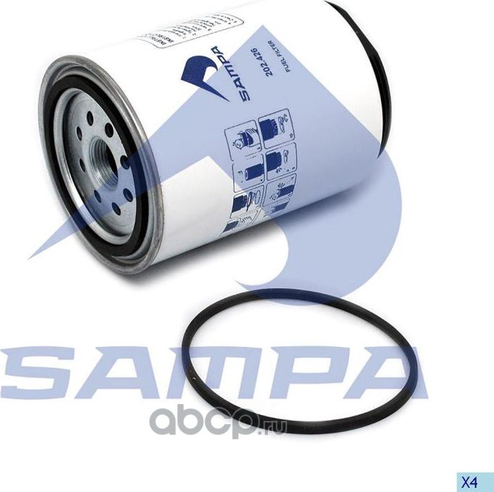 Фильтр топливный DAF MAN F2000 SCANIA 4 series,114,124,144,94 VOLVO FH сепаратор (Sampa). Артикул 20242601