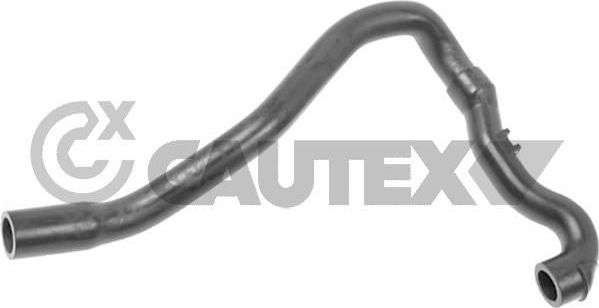 Патрубок радиатора (системы охлаждения) Cautex (резина) для Volvo S80 I 1999-2006. Артикул 757855