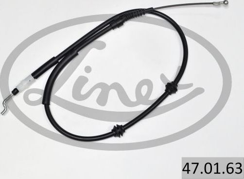Трос ручника (тросик ручного тормоза) Linex. Артикул 47.01.63