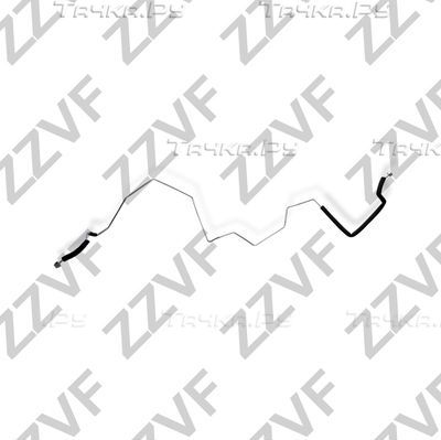 Трубопровод кондиционера (высокое/низкое давление) ZZVF. Артикул ZV17A27