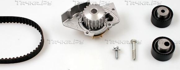 Помпа (водяной насос) с комплектом ремня ГРМ Hepu для Citroen C5 I 2001-2004. Артикул PK08411