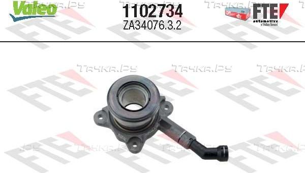 Выжимной подшипник сцепления FTE (алюминий) для Ford Transit Custom I 2012-2026. Артикул 1102734