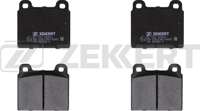 Тормозные колодки Zekkert передние для Volkswagen Transporter T3 1979-1987. Артикул BS-1537