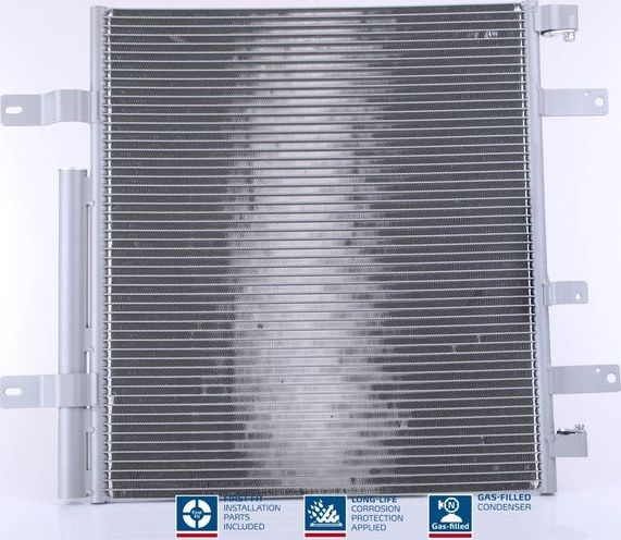 Радиатор кондиционера (конденсатор) Nissens (алюминий). Артикул 940094