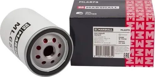 Фильтр масляный (Marshall). Артикул ML6573