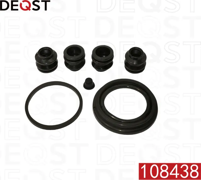 Ремкомплект тормозного суппорта переднего (для поршня O 51 mm  суппорт Kasco). KIA Picanto 04> (Deqst). Артикул 108438