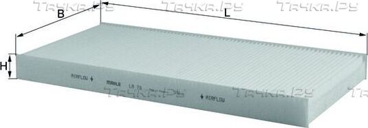 Салонный фильтр Mahle-Knecht для Ford Focus II 2005-2012. Артикул LA 78
