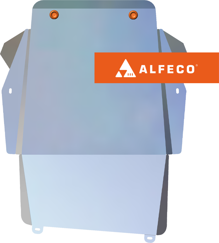 Защита алюминиевая Alfeco для картера и КПП Dodge Intrepid II 1998-2004. Артикул ALF.33.02 AL4