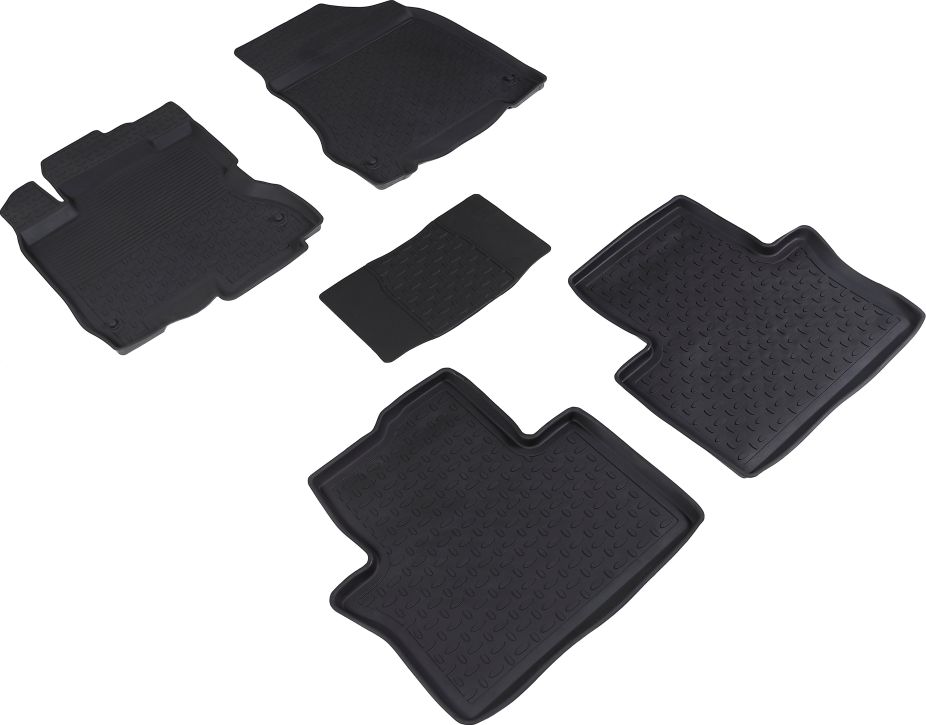 Коврики резиновые Seintex с высоким бортиком для салона Renault Koleos I 2008-2016. Артикул 85393