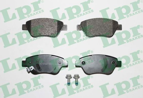 Тормозные колодки LPR передние для Fiat Panda II 2004-2012. Артикул 05P1247