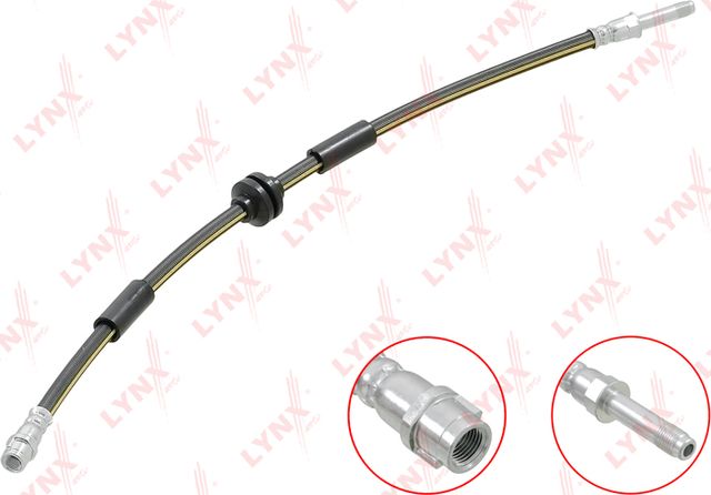 Тормозной шланг LYNXauto передний для Volkswagen Multivan T5 2003-2015. Артикул BL-3143
